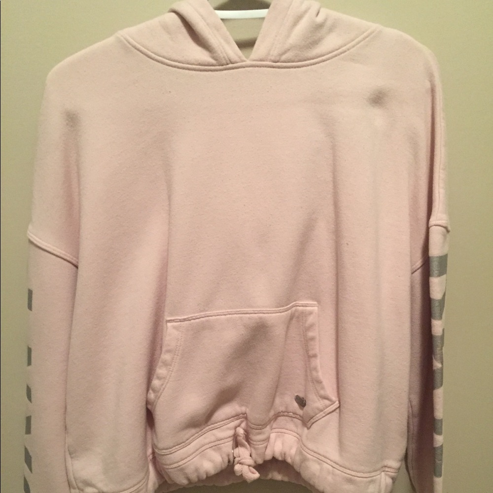 Cropped hoodie.